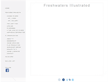 Tablet Screenshot of freshwatersillustrated.org